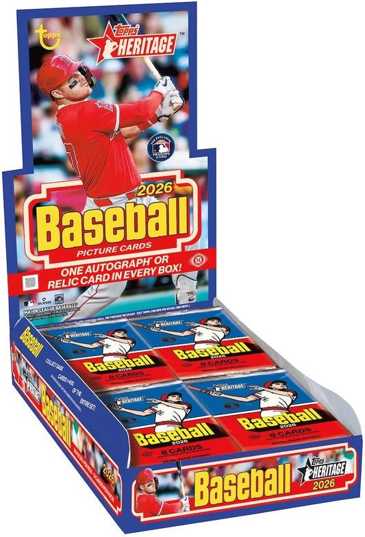 Product Preview: 2026 Topps Heritage Baseball